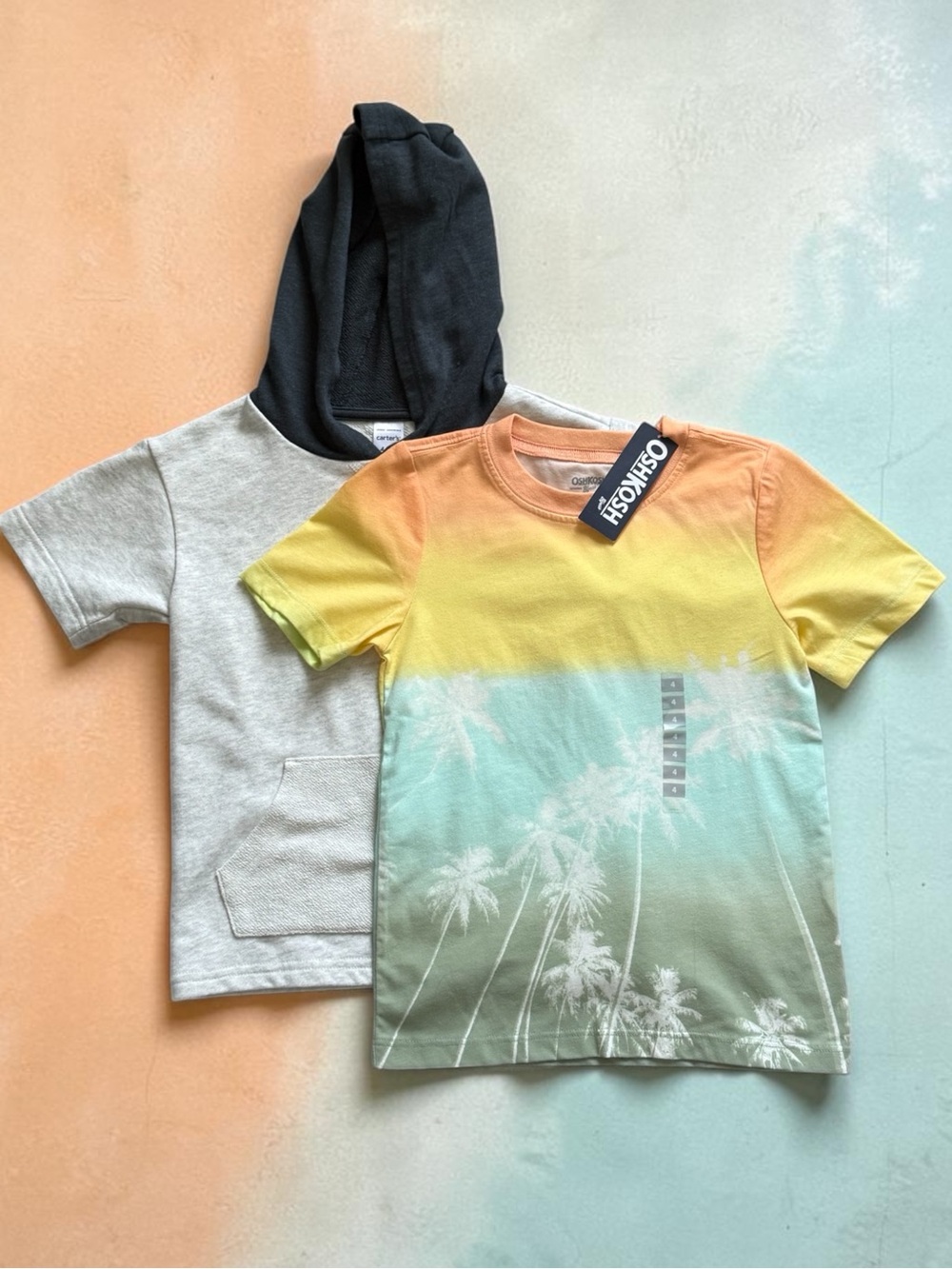 Kids Tee Set - Sweater Tee & Tropical Tee